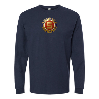 Men's Stutz Motor Company Logo Cotton Long Sleeve T-Shirt