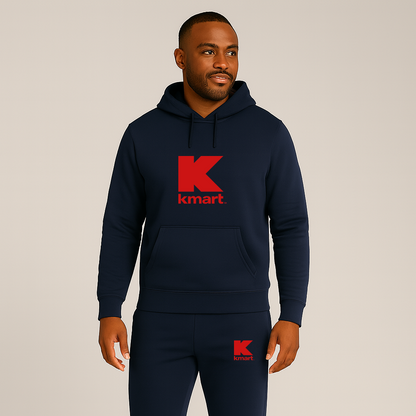Men's Kmart Logo Hoodie Joggers Set