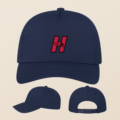 Hartford Hawks Logo Five Panel Twill Snapback Cap