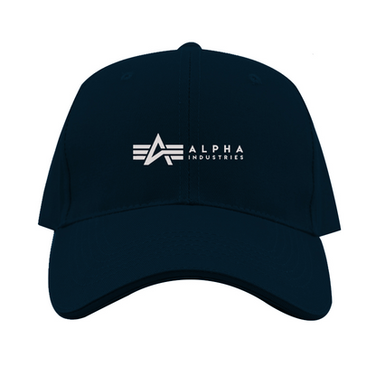 Alpha Industries Logo  Dad Baseball Cap Hat