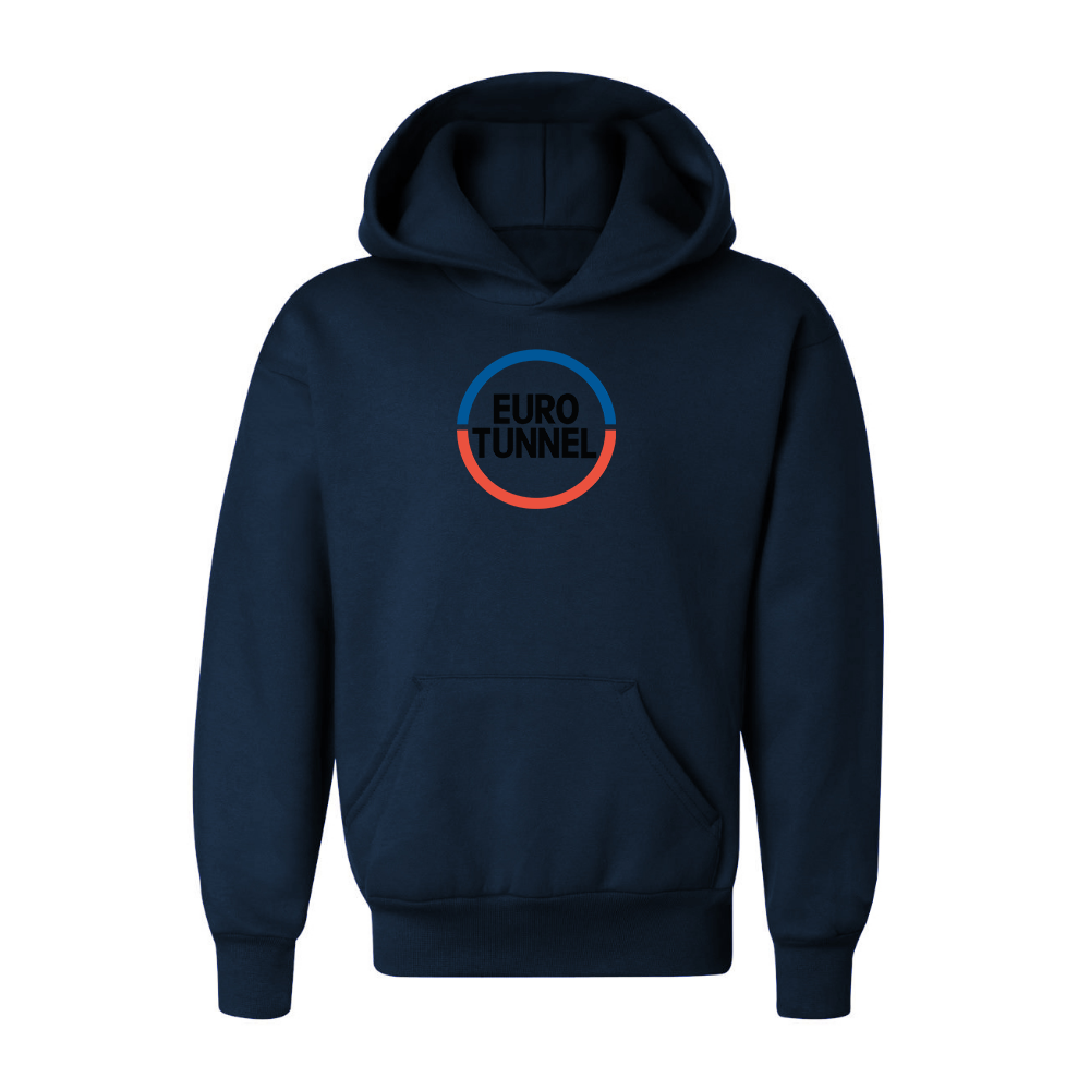 Youth   Eurotunnel    Logo  Pullover Hoodie