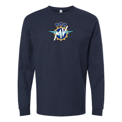 Men's MV Agusta Logo Cotton Long Sleeve T-Shirt