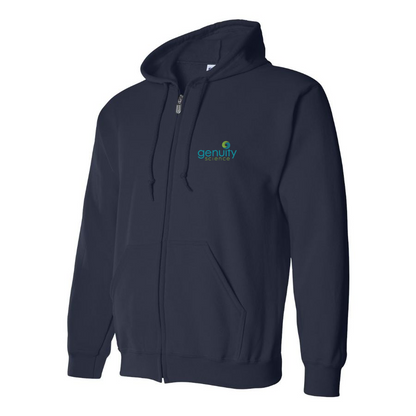 Men's Genuity Science Logo Zipper Hoodie