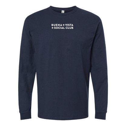 Men's Buena Vista Social Club Logo Cotton Long Sleeve T-Shirt
