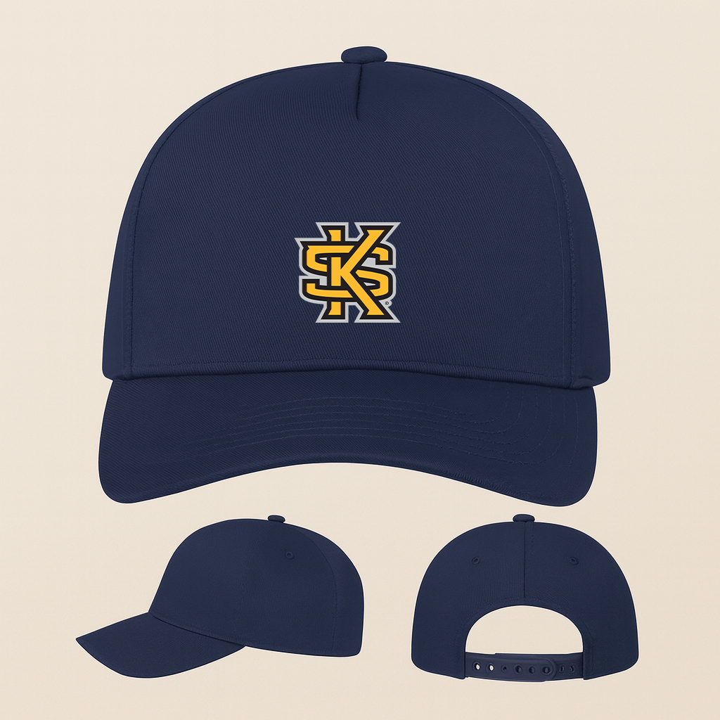 Kennesaw State Owls Logo Five Panel Twill Snapback Cap