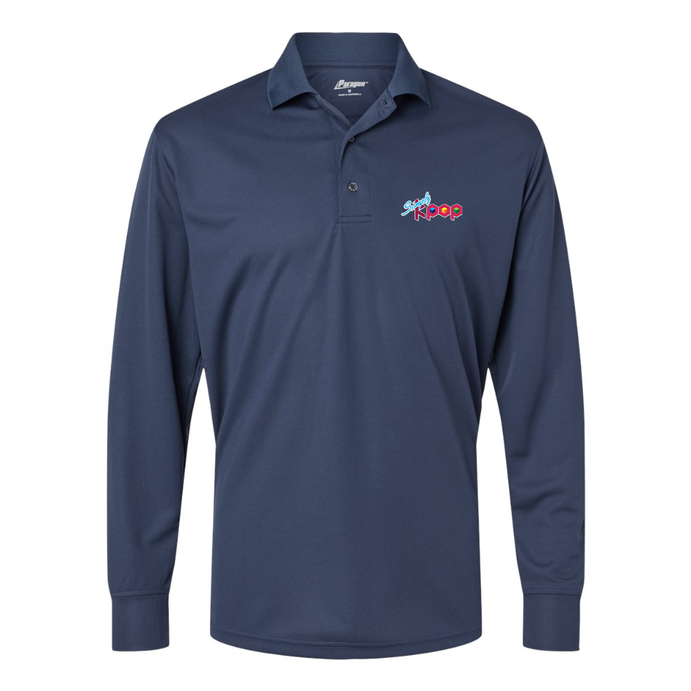 Men's  Simply Kpop Paragon Prescott Long Sleeve Polo