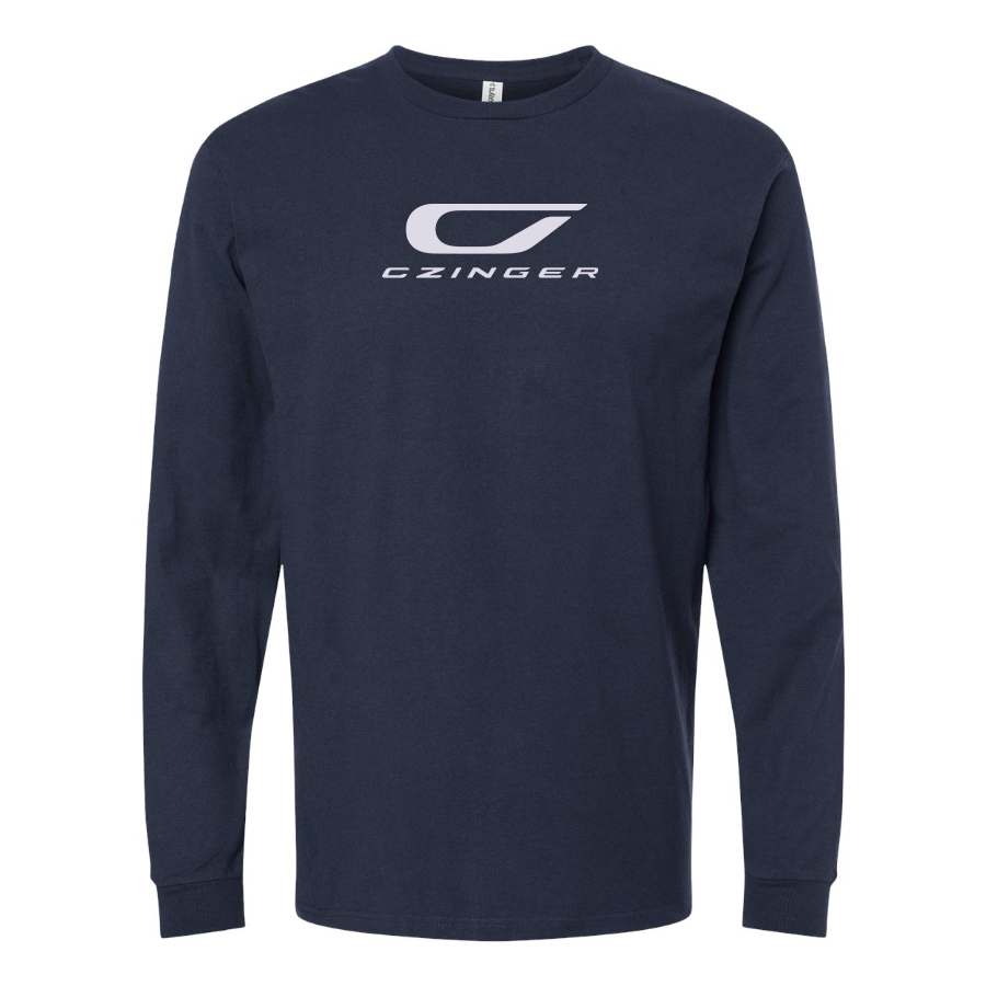 Men's Czinger Logo Cotton Long Sleeve T-Shirt