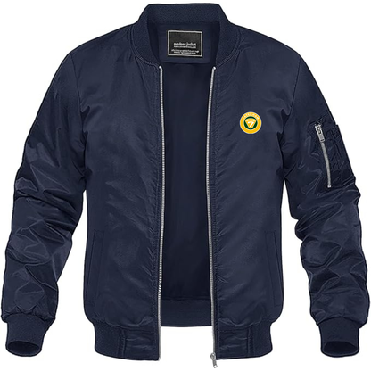 Men's Caterham Logo Lightweight Bomber Jacket Windbreaker Softshell Varsity Jacket Coat
