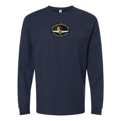 Men's Cadillac and Lasalle Club Logo Cotton Long Sleeve T-Shirt