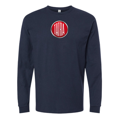 Men's Tatra Logo Cotton Long Sleeve T-Shirt