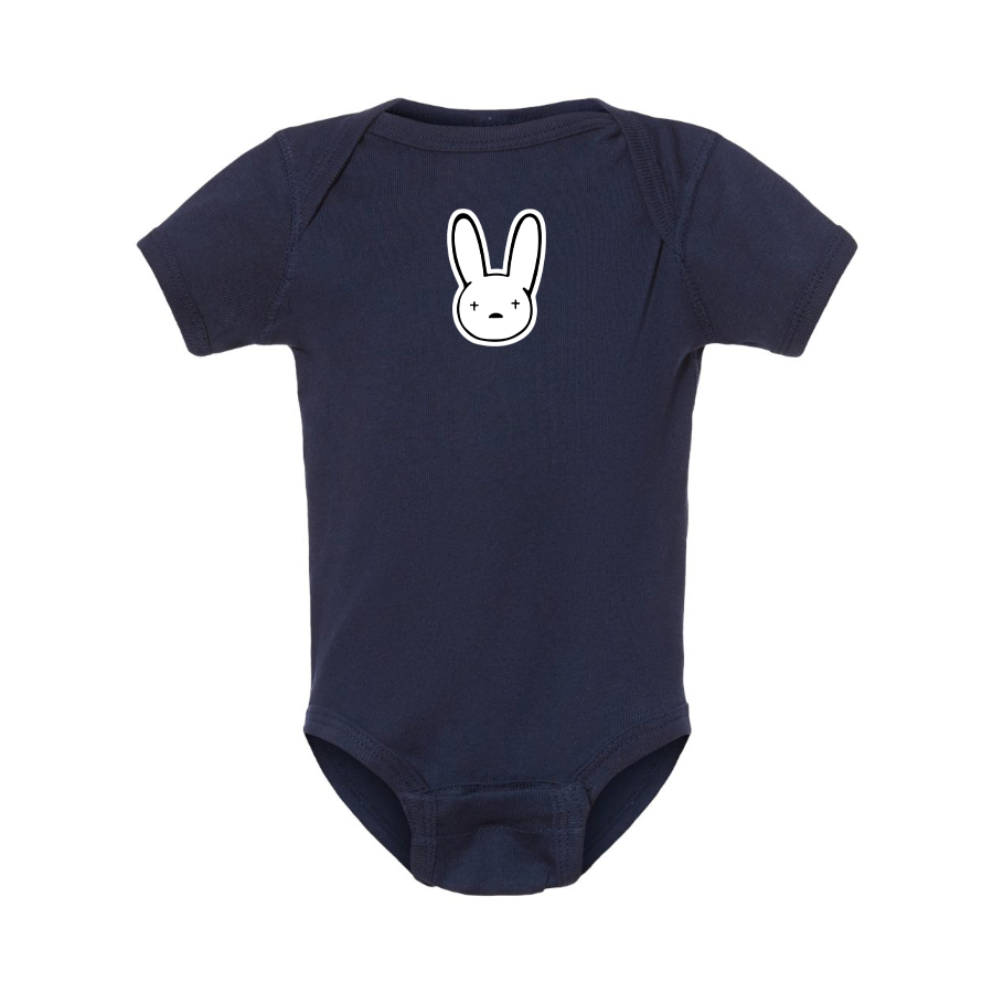 Bad Bunny Logo Baby Onesie Romper