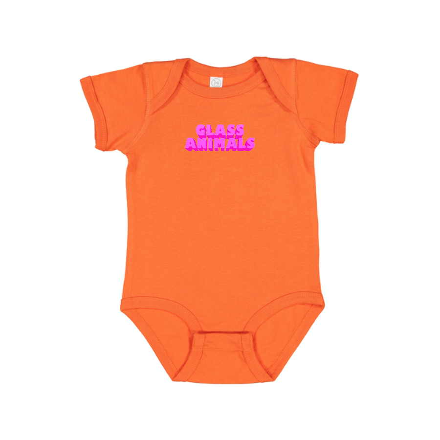 Glass Animals  Logo Baby Onesie Romper