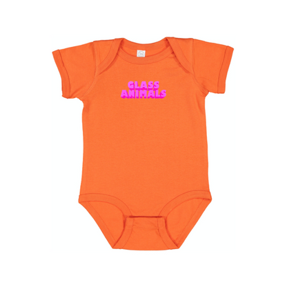 Glass Animals  Logo Baby Onesie Romper