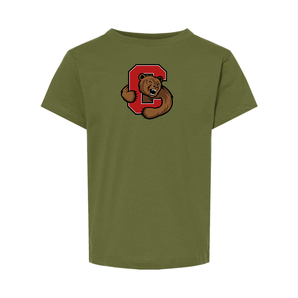 Cornell Big Red BELLA  CANVAS Toddler Jersey Tee