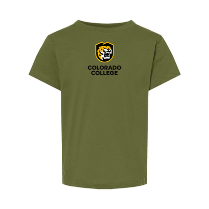 Colorado College Tigers BELLA  CANVAS Toddler Jersey Tee