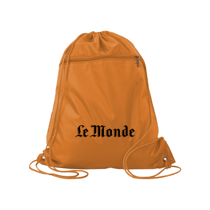 Le Monde Q-Tees  Polyester Cinchpack
