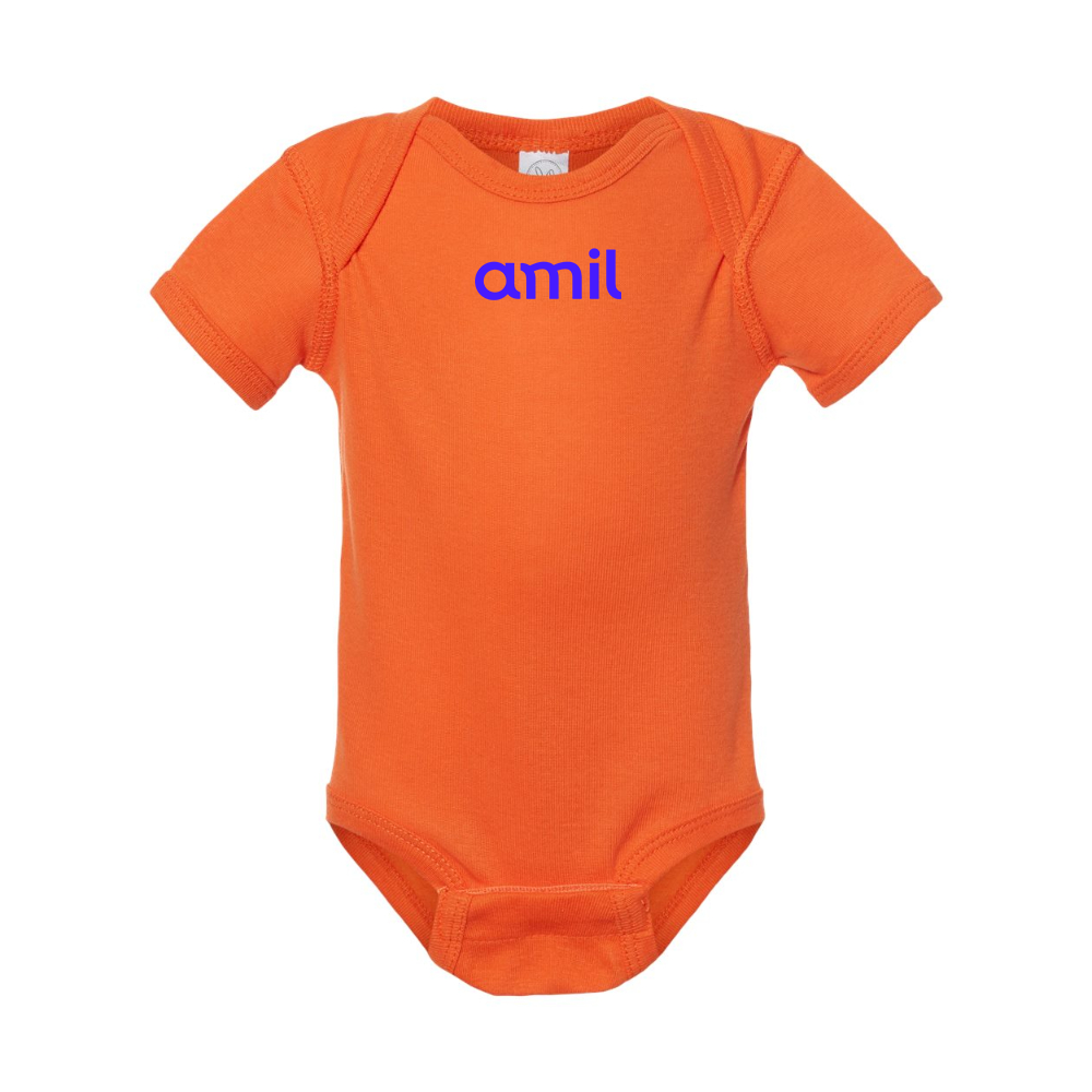 Amil  Rabbit Skins Infant Baby Rib Bodysuit