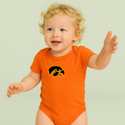 Iowa Hawkeyes Logo Baby Romper Onesie