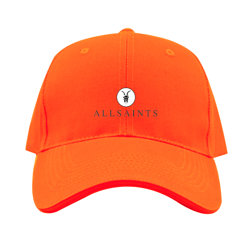 AllSaints Logo  Dad Baseball Cap Hat