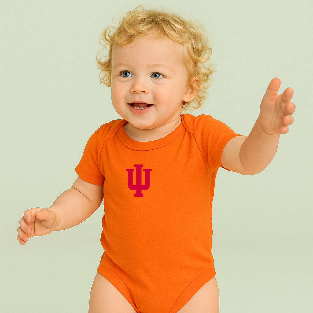 Indiana Hoosiers Logo Baby Romper Onesie