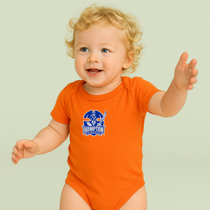 Hampton Pirate Logo Baby Romper Onesie