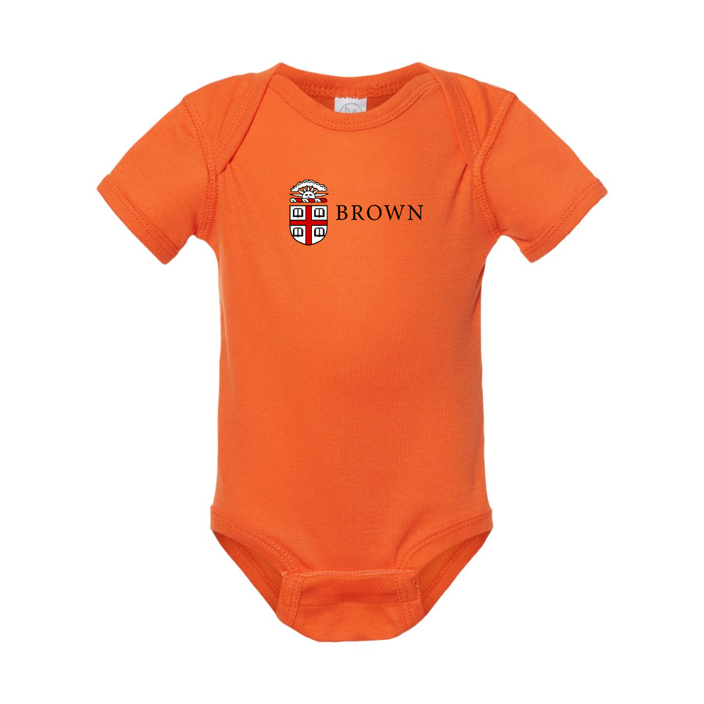 Brown University Rabbit Skins Infant Baby Rib Bodysuit