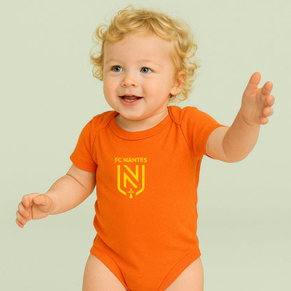 FC Nantes Soccer Logo Baby Romper Onesie