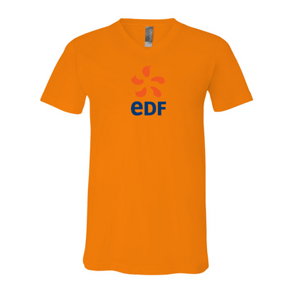 Edf BELLA  CANVAS - Jersey V-Neck T-Shirt