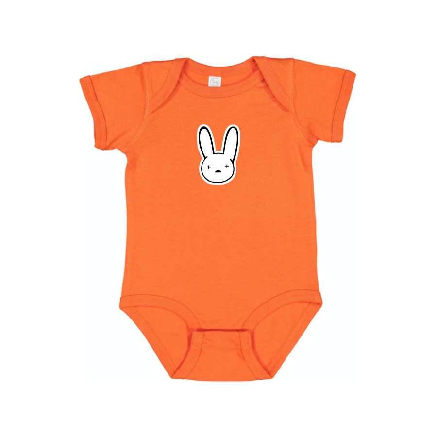 Bad Bunny Logo Baby Onesie Romper