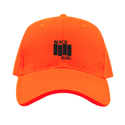Black Flag Logo  Dad Baseball Cap Hat
