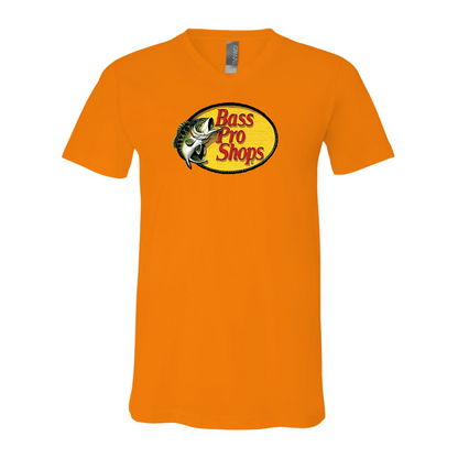 Bass Pro Shops Logo BELLA  CANVAS - Jersey V-Neck T-Shirt