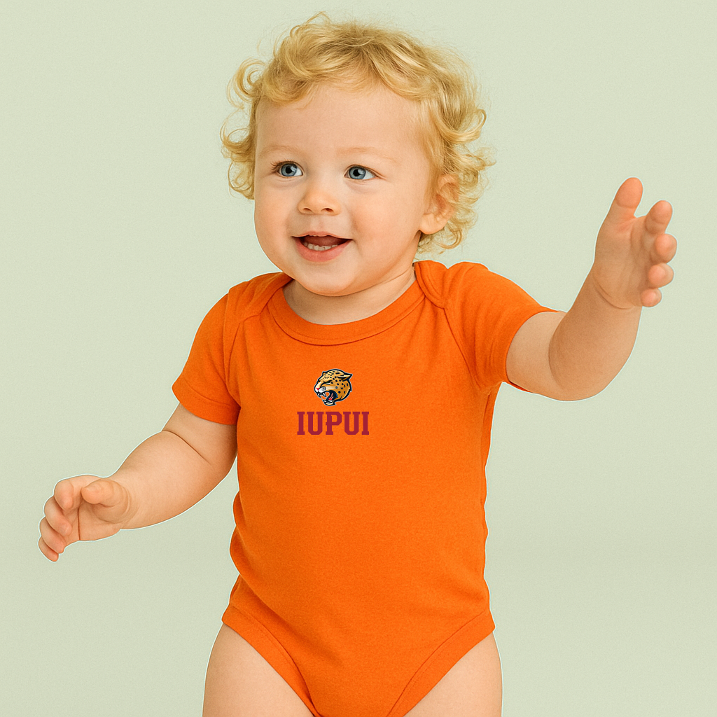 IUPUI Jaguars Logo Baby Romper Onesie