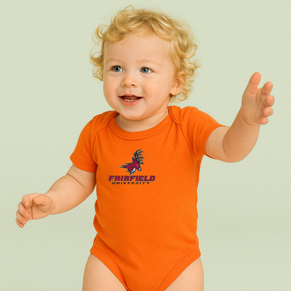 Fairfield Stags Logo Baby Romper Onesie