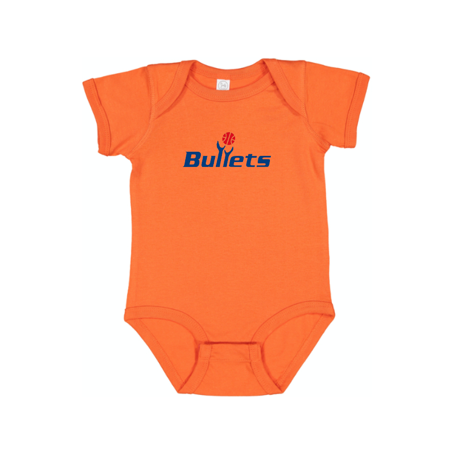 Baltimore Bullets  Logo Baby Onesie Romper