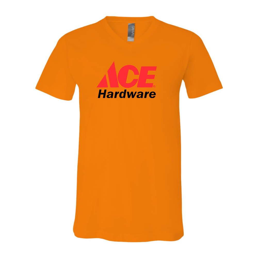 ACE Hardware Logo BELLA  CANVAS - Jersey V-Neck T-Shirt