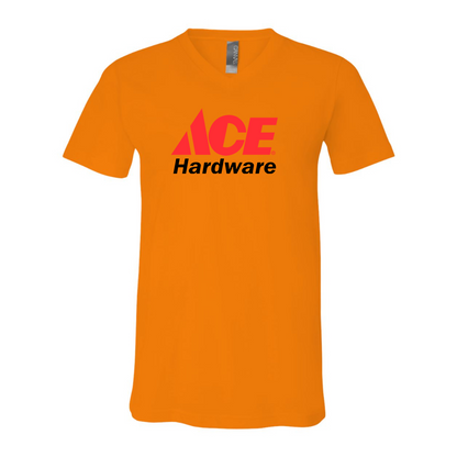 ACE Hardware Logo BELLA  CANVAS - Jersey V-Neck T-Shirt
