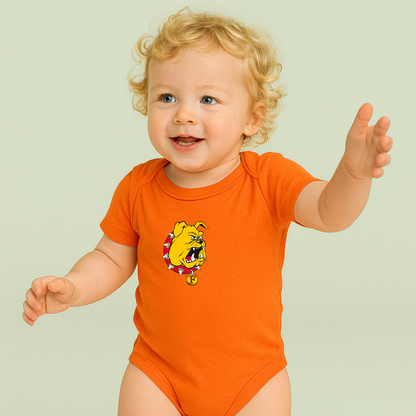 Ferris State Bulldogs Logo Baby Romper Onesie