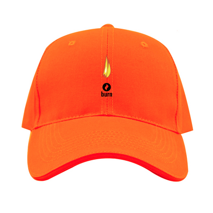 Burn Logo  Dad Baseball Cap Hat
