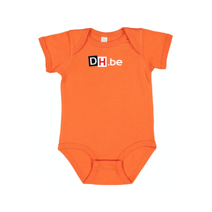 DH Derniere Heurev  Logo  Baby Onesie Romper