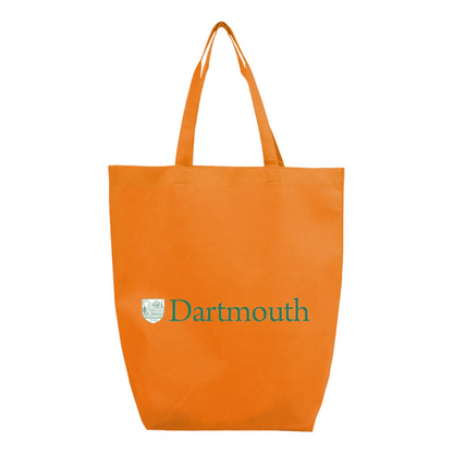 Dartmouth College Q-Tees Non-Woven Gusset Bottom Tote
