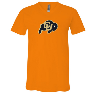Colorado Buffaloes BELLA  CANVAS - Jersey V-Neck T-Shirt