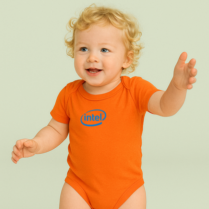 Intel Logo Baby Romper Onesie