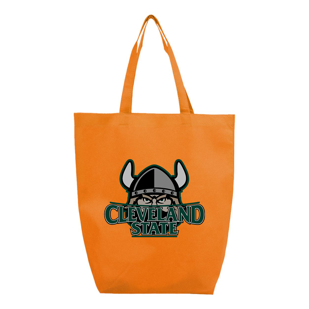 Cleveland State Vikings    Q-Tees Non-Woven Gusset Bottom Tote