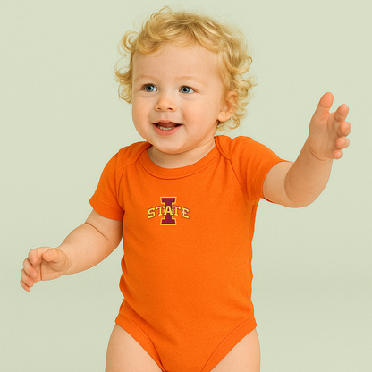 Iowa State Cyclones Logo Baby Romper Onesie