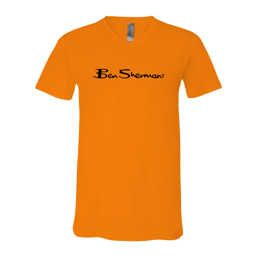 Ben Sherman BELLA  CANVAS - Jersey V-Neck T-Shirt