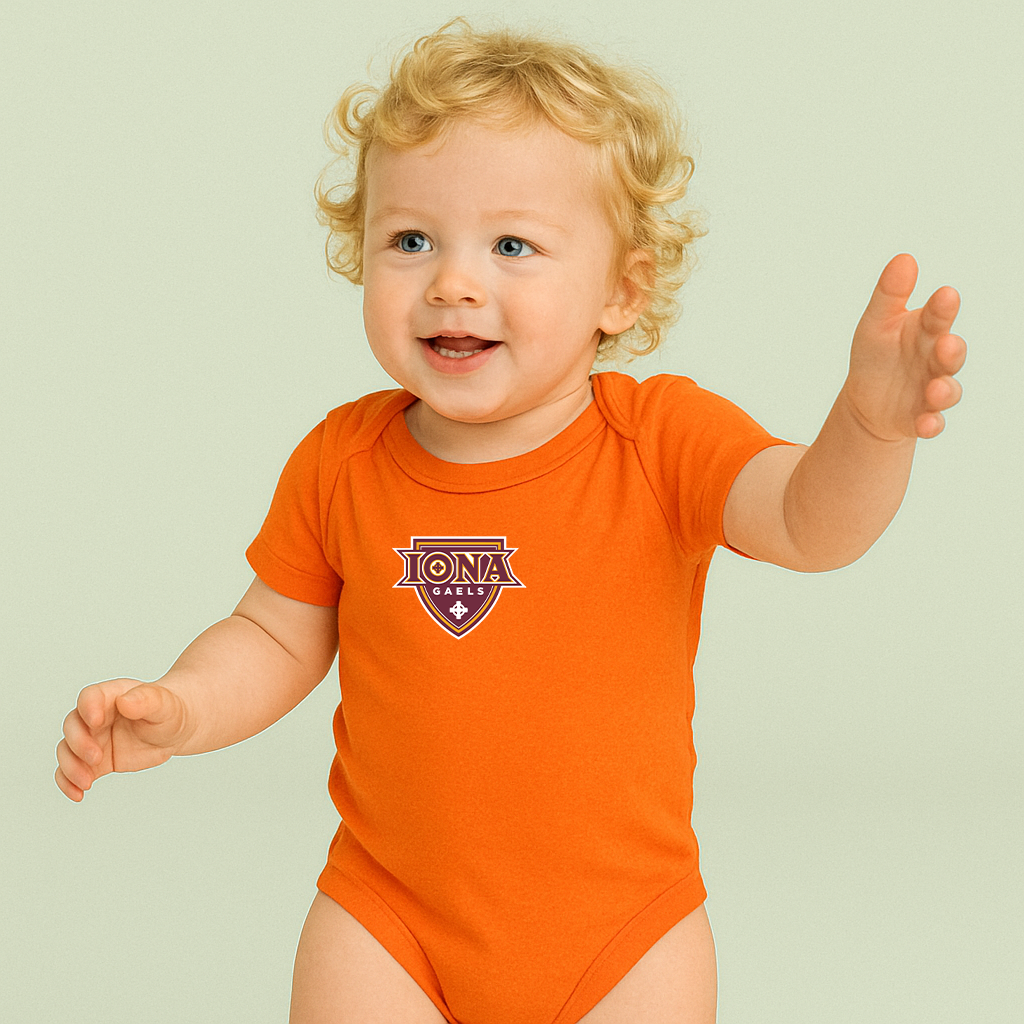 Iona Gaels Logo Baby Romper Onesie