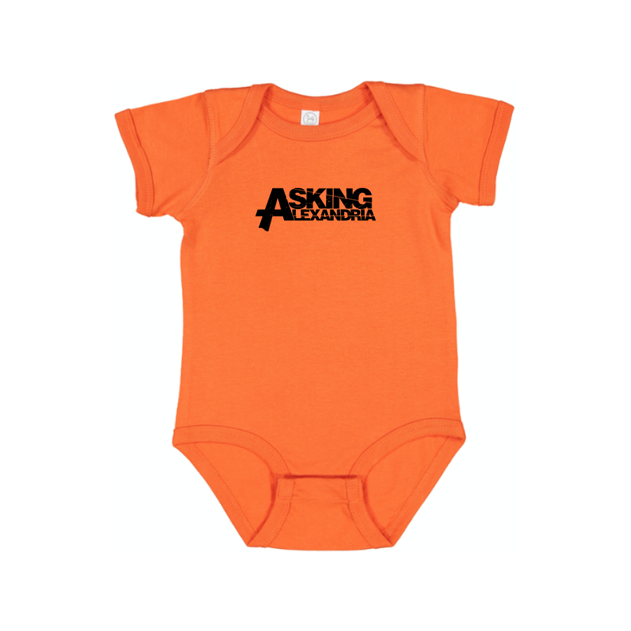 Asking Alexandria Logo Baby Onesie Romper