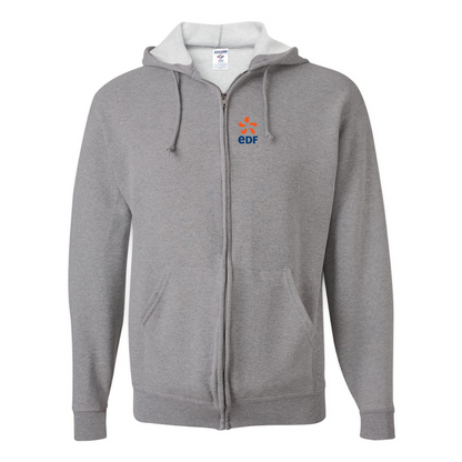 Men's Edf JERZEES NuBlend Full-Zip Hooded Sweatshirt