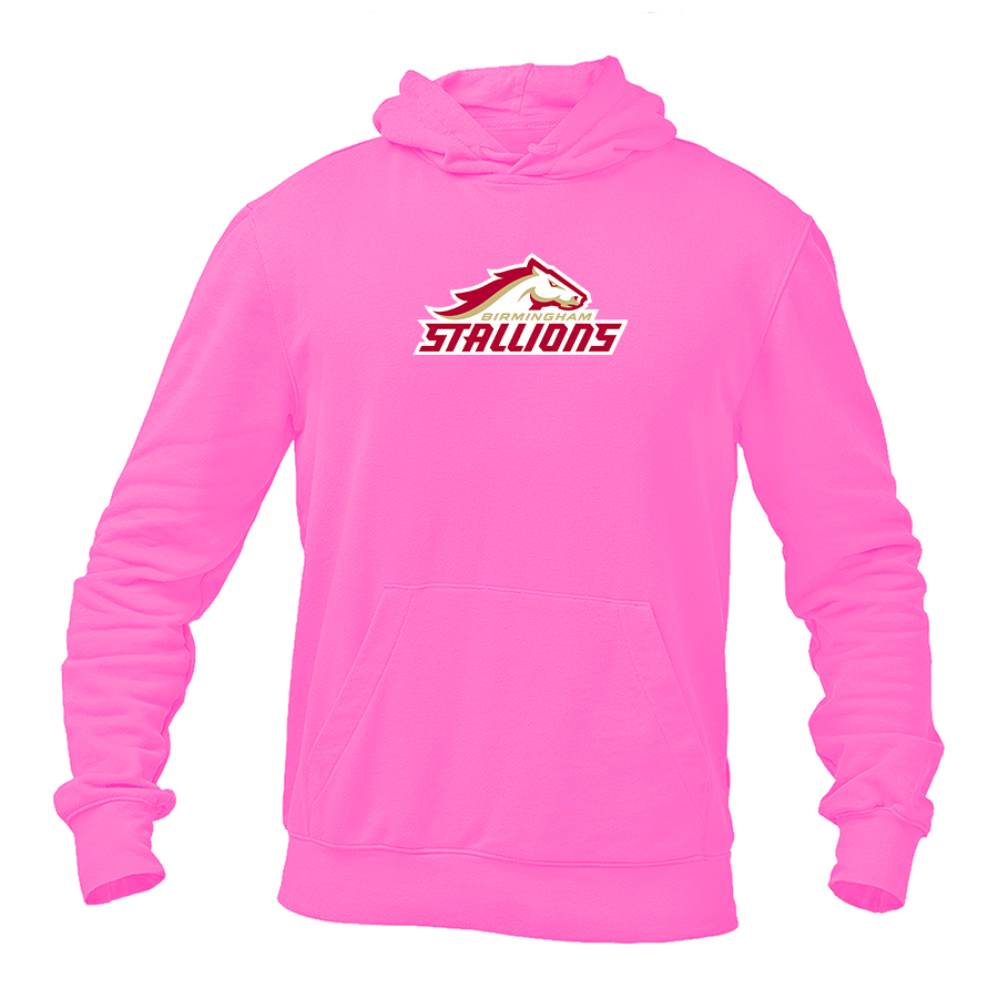 Men's Birmingham Stallions Logo Pullover Hoodie