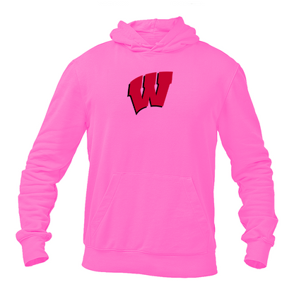 Men's Wisconsin Badgers Logo Pullover Hoodie
